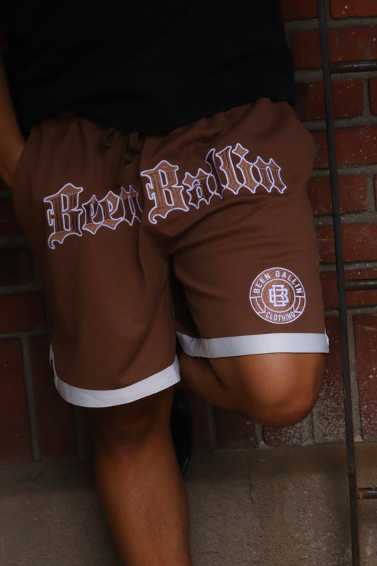 Brown Been Ballin Shorts